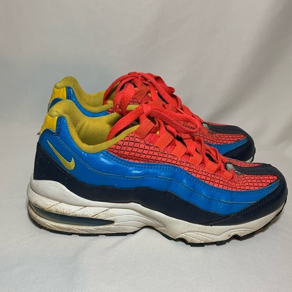 Nike Air Athletic Sneakers Tricolor Youth 6Y AV2289-600 - Picture 3 of 9